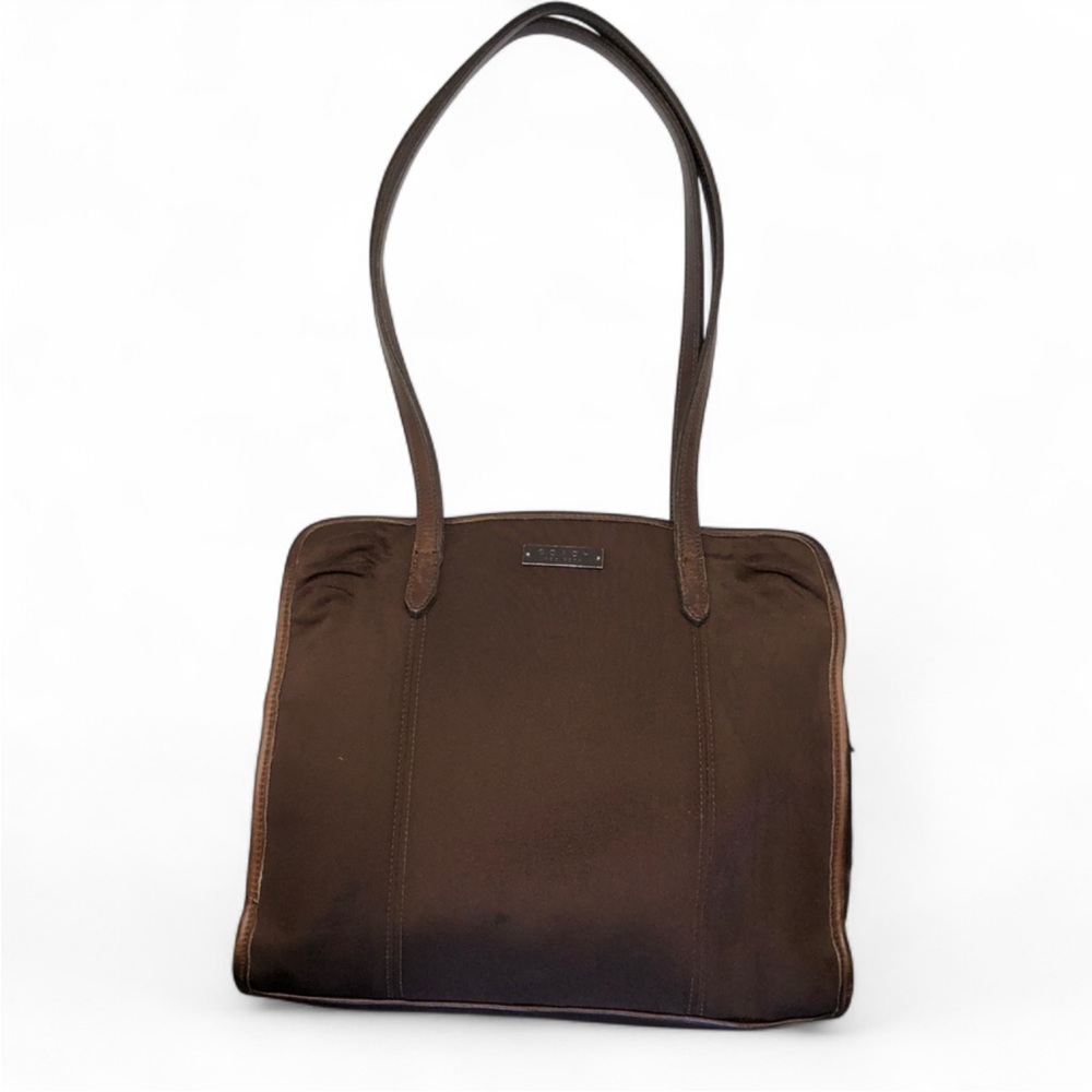 Coach Vintage Dark Brown Neoprene Tote Bag